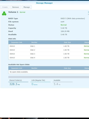 Synology DS410 NAS μεταχειρισμένο χωρίς δίσκους