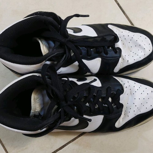 Nike Panda High women's shoes size 41 used, black and white