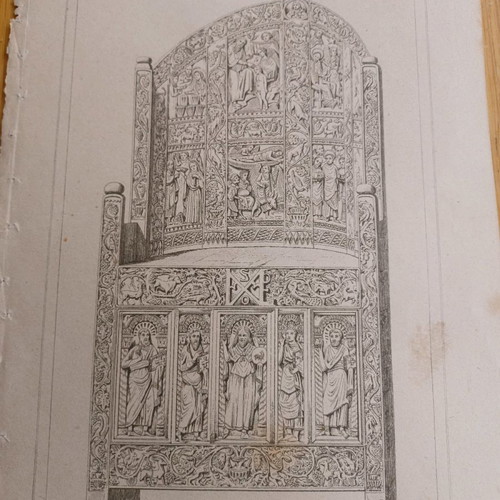 Episcopal Throne of Ravenna 550 AD chalcography used
