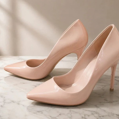 Pumps pink nude size 36, like new, 10 cm heel