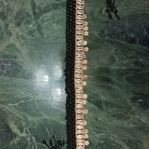 Handmade Oriental Tribal Belt with Natural Cowrie Shells like new