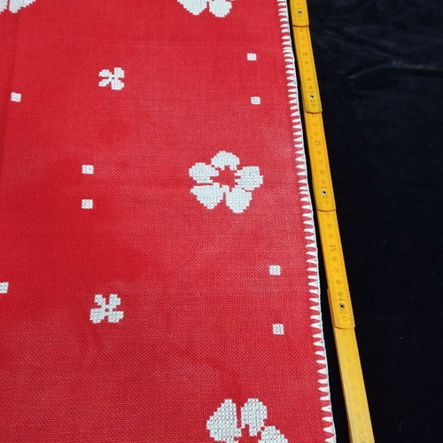 Handmade embroidery used