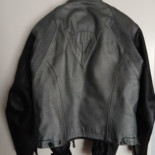Dainese leather jacket used with inner lining and protective bones