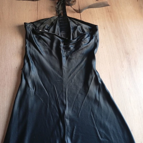 BSB satin black dress size L like new
