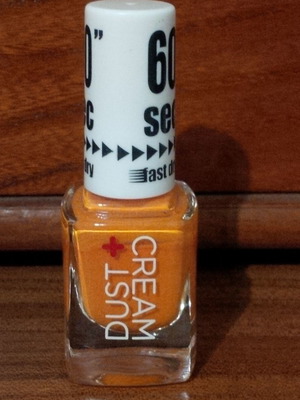 Dust&Cream 60sec βερνίκι νυχιών σε ζουμερό πορτοκαλί, 12ml