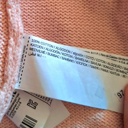 Mango baby cardigan like new, pink, size 80 for 9-12 months