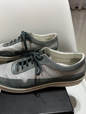 Zegna Sport luxury sneakers μεταχειρισμένα, γκρι ασημί, EU 45 US 12