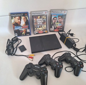 Playstation 2 Slim Πλήρες Πακέτο
