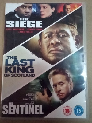 The Siege, The Last King of Scotland και The Sentinel DVD σαν καινούργιο με υπότιτλους