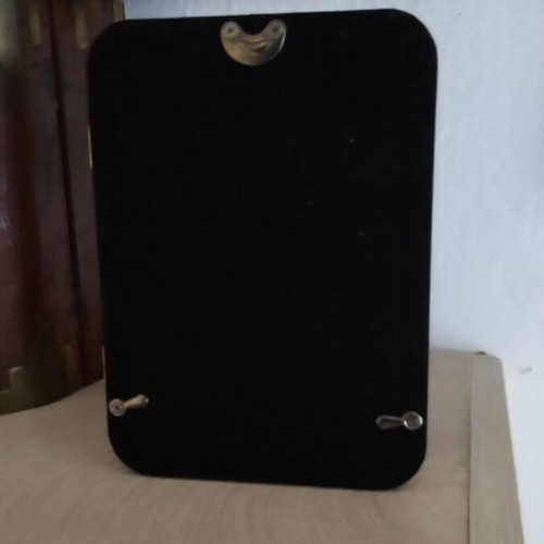 Photo frame and clock set like new with folding design