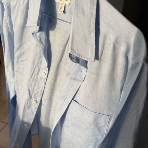 Men's shirt light blue new, size S