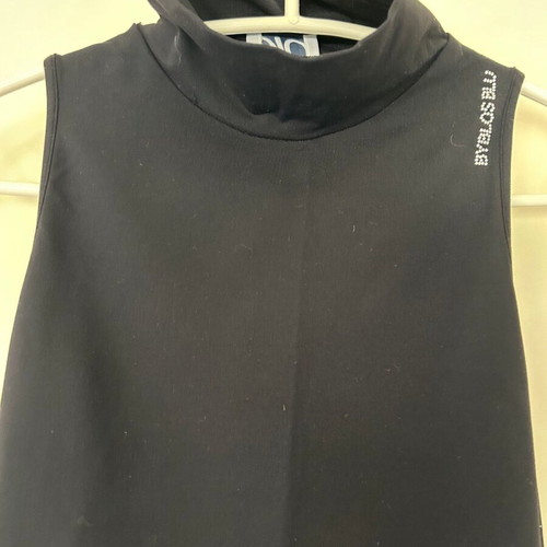 Byblos Sleeveless Turtleneck Women's Black Vintage Top size S like new