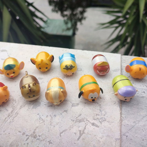 Tsum Tsum figures used, pack of 10 authentic