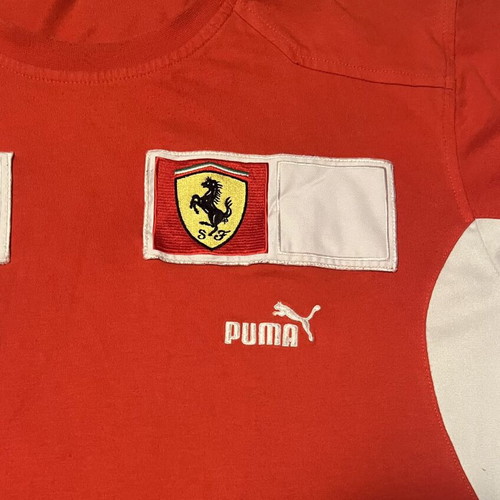 Puma short-sleeve shirt XL red like new, collectible