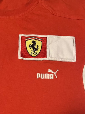 Puma short-sleeve shirt XL red like new, collectible