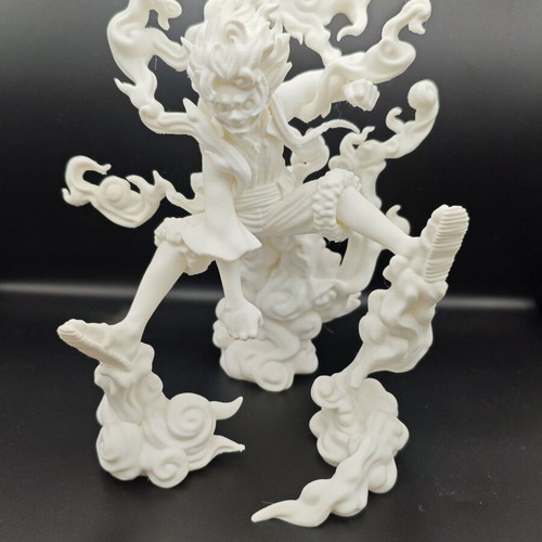 One Piece Monkey D. Luffy Gear 5 collectible 3D printed figure new 20cm