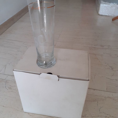 Fischer beer glasses new, set of 6, 500 ml