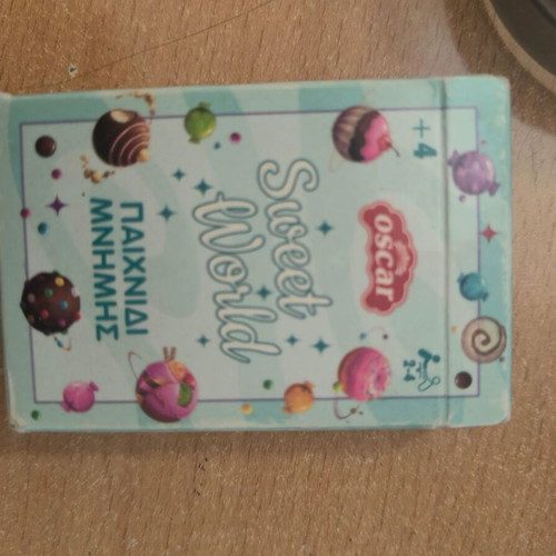 Oscar Sweet World memory game used