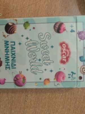Игра за памет Oscar Sweet World употребявана