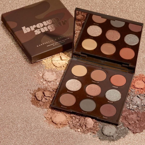 Colourpop Brown Sugar Palette with 9 Earthy Tones like new