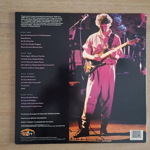 Frank Zappa Guitar double LP vinyl