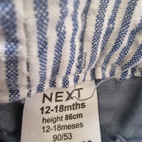 Next short pants new, 12-18 months