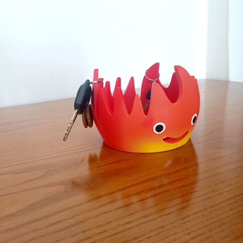 Studio Ghibli Calcifer decorative 3D printed from Howl's Moving Castle