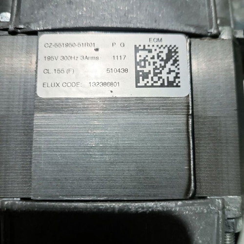 Inverter motor for washing machine AEG, Electrolux, Zanousi used with tachogenerator