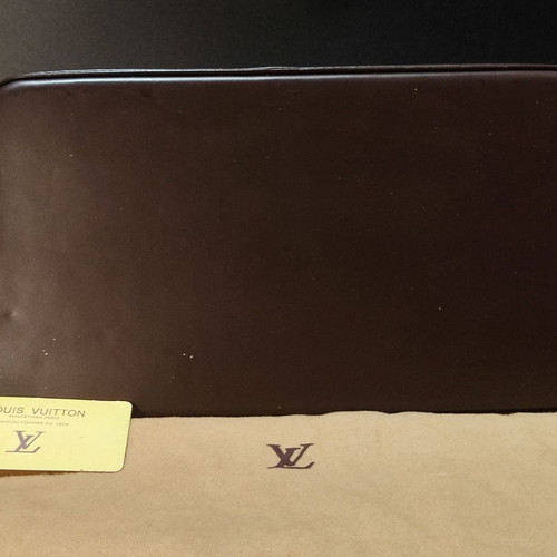 Louis Vuitton Alma Damier Ebene bag used, brown, size PM