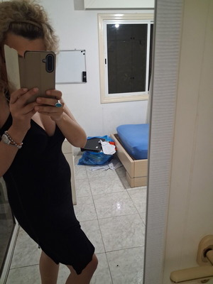 Guess black bodycon dress with racerback