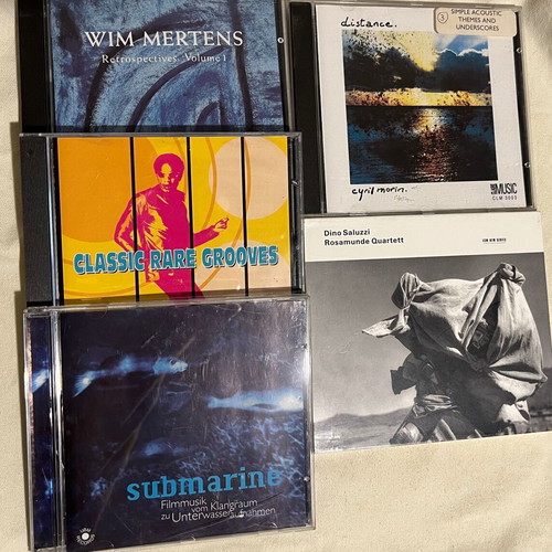 Pack of 5 ambient, jazz, soundtrack CDs like new