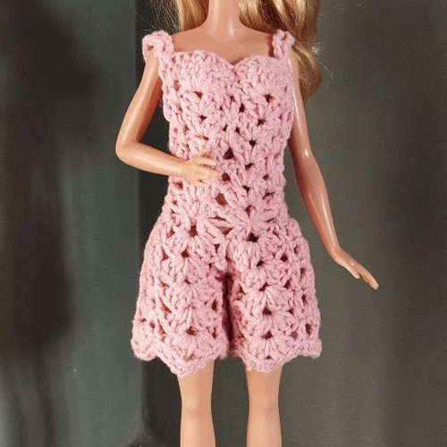 Barbie embroidered handmade clothes new