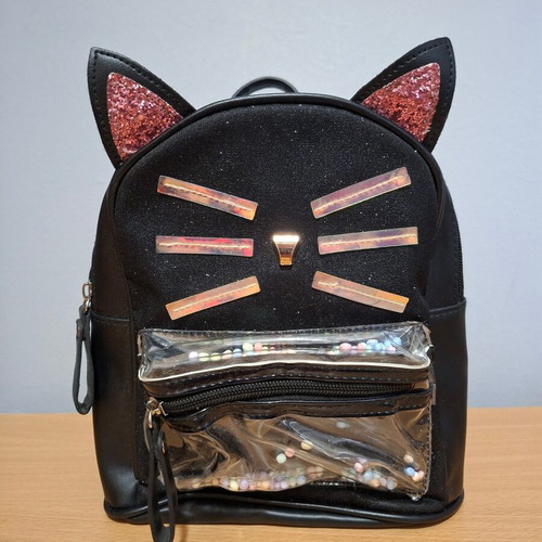 Small backpack for girls black used