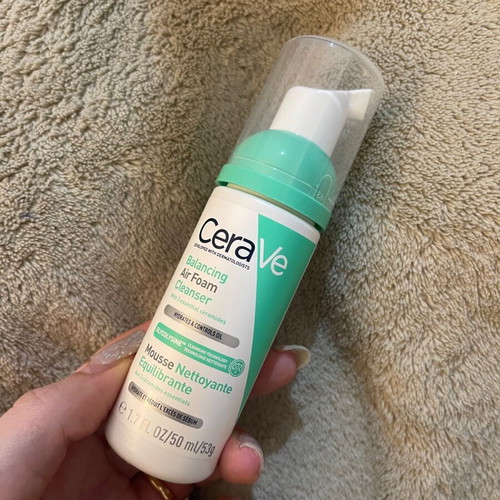 CeraVe Balancing Air Foam Cleanser 50ml new travel size