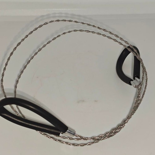 Survival saw like new, stainless steel with ergonomic handles