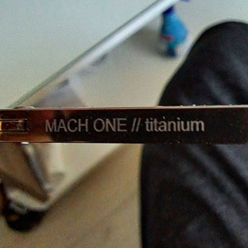 Dita Mach-One sunglasses like new, black and gold