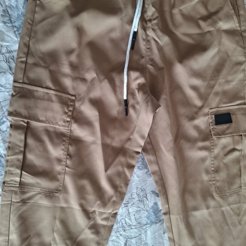 Men's beige pants, size M