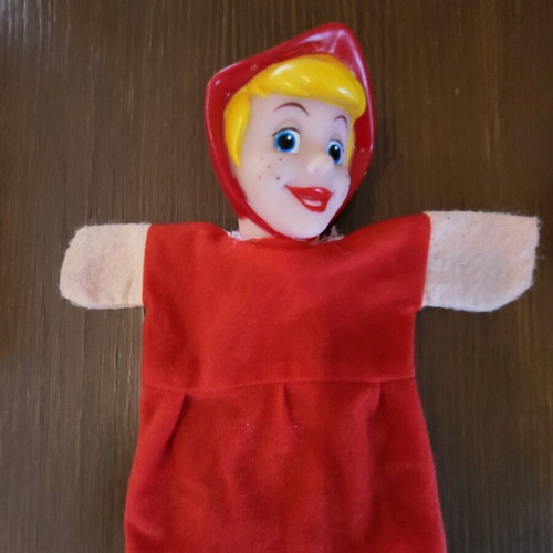 Hand Puppets Little Red Riding Hood and Wolf like new