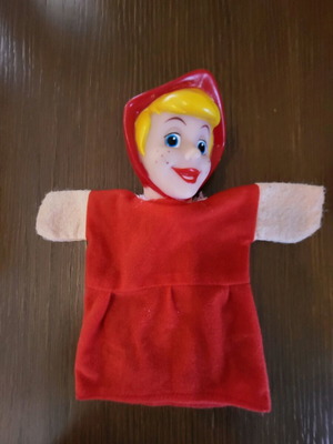 Hand Puppets Little Red Riding Hood and Wolf like new