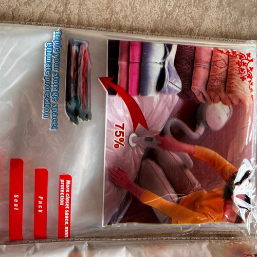 Vacuum Clothes Storage Bag 70x110 cm new