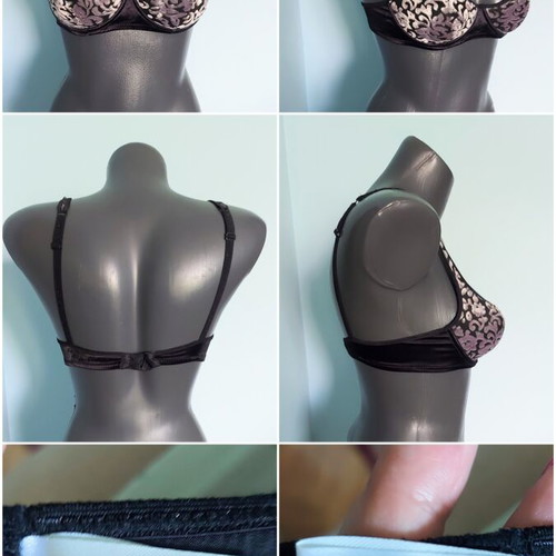 Lejaby bras like new, pack of 2, black, pushup models