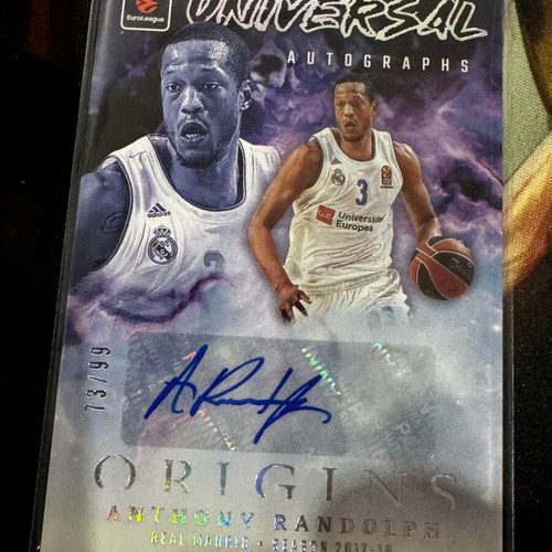 Panini 2025-26 Origins EuroLeague Universal Auto Anthony Randolph /99