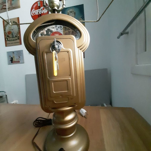 Duncan Miller parking meter lamp used, 1950s vintage