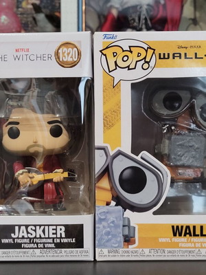 Funko Pop Figures Jaskier 1320 and Wall-E 1196 Limited Edition