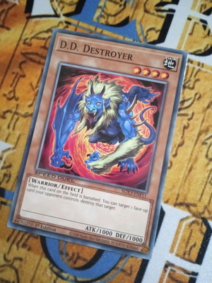 D.D. Destroyer κάρτα Yu-Gi-Oh! μεταχειρισμένη, Speed Duel GX Duelists Of The Shadows