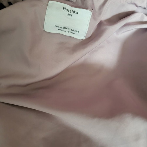 Bershka Lilac Leopard Jacket used, size XS with small tear