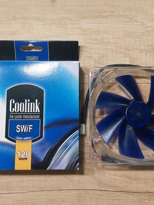 Coolink Swif 120 fan like new, 1 piece