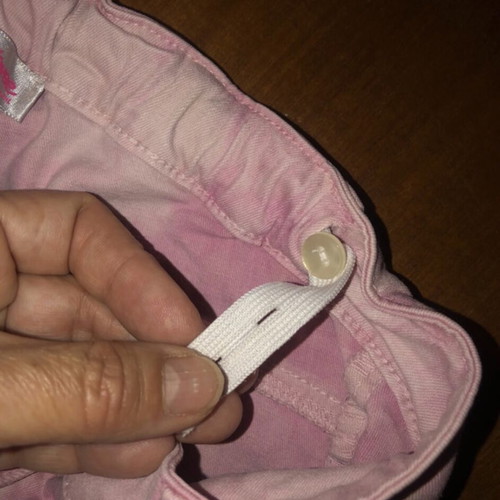 Miss Grant pink shorts for 9-year-old girls with adjustable waistband