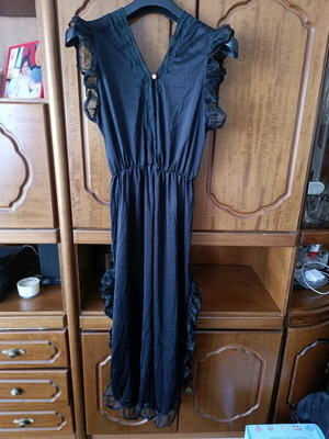 Maxi nightgown pajama new, black, size M, Miss Evelyn
