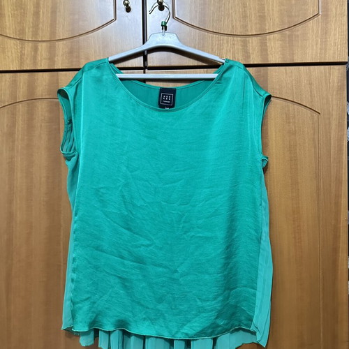 Sleeveless Top Access Fashion emerald green like new, S/M